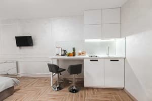 Квартира CityApartments Akademmistechko Kyiv. Апартаменты двухместный +2    44/2 4